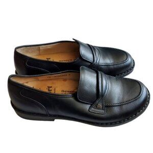 Finn Comfort Toledo Black Leather Slip-on City Shoes Size 7.5